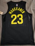 NBA 23 Lauri Markkanen Jazz 22-23 noir Maillot imprimé